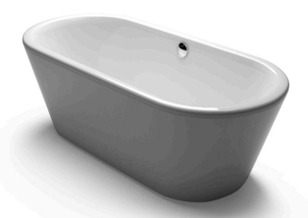 Acrylic Free Standing Bathtub 1.75m Free Standing Bathtub
