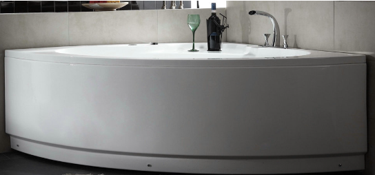 Corner Bathtub 1.5m Corner Bathtub with Panel
 (Jacuzzi)