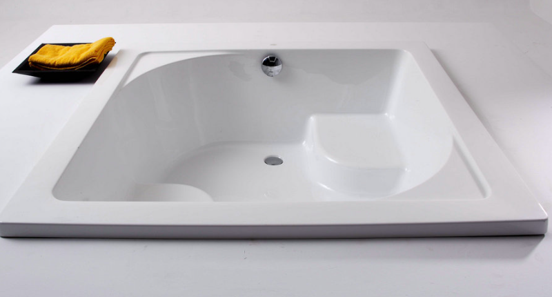 Deck Mounted Bathtub  1.3m Deck Mounted Simple Bathtub