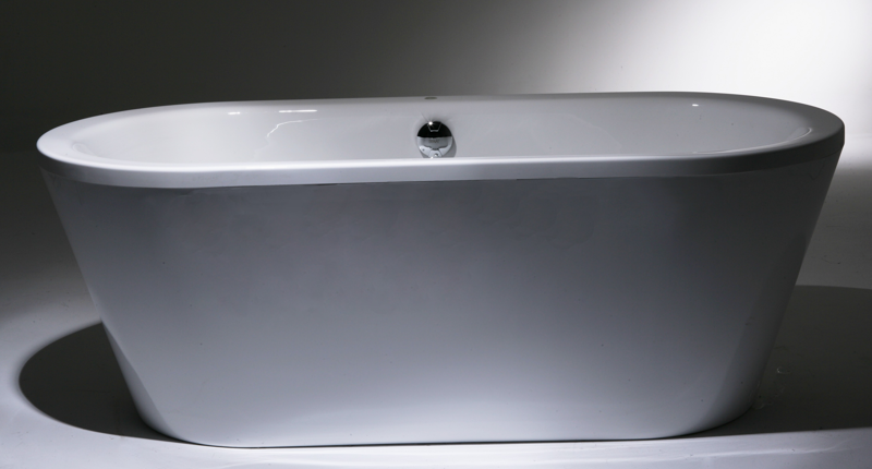 Deck Mounted Bathtub  1.75m Deck Mounted Simple Bathtub