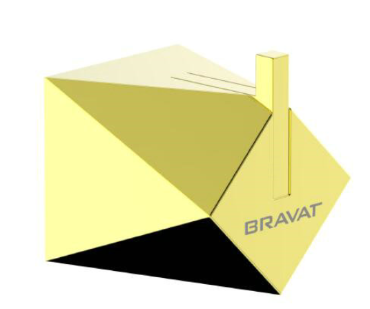 Diamond-Golden Robe Hook
 (Golden)