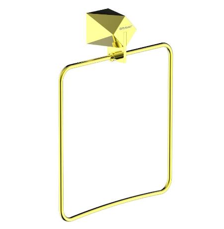 Diamond-Golden Towel Ring
 (Golden)