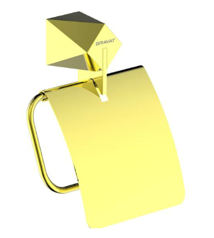 Diamond-Golden Hooked Paper Holder
 (Golden)