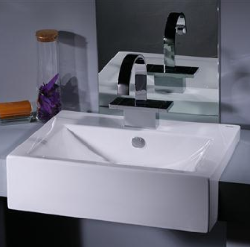 Semi-recessed Basin-
585x425x1655mm