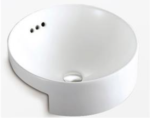 Semi-recessed Basin-
430x430x195mm