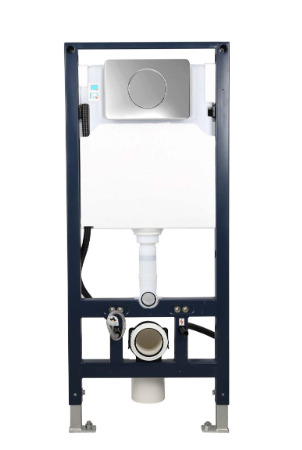 Ceramic Accessories Double press concealed water tank with iron frame (reserved water and electricity road)