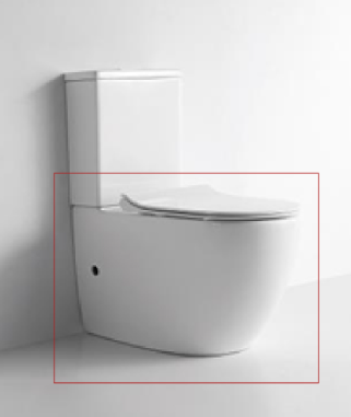 GINA Pan of Close-coupled Toilet