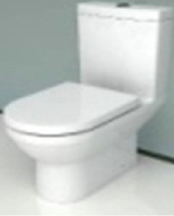 New Moon Pan of Close-coupled Toilet