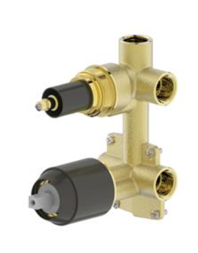 '- Built-in Bath & Shower Mixer Body Set
 (2-function) - Black