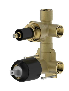 '- Built-in Bath & Shower Mixer Body Set
 (2-function) - Black