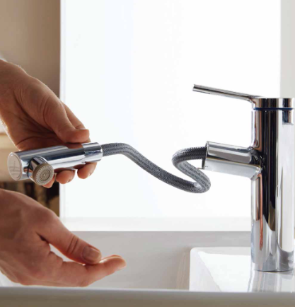 Affability Single Handle Pull-out Basin Mixer (w/Spout)