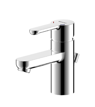 New Moon Single Handle Basin Mixer 
With Lift-Rod Pop-Up Waste