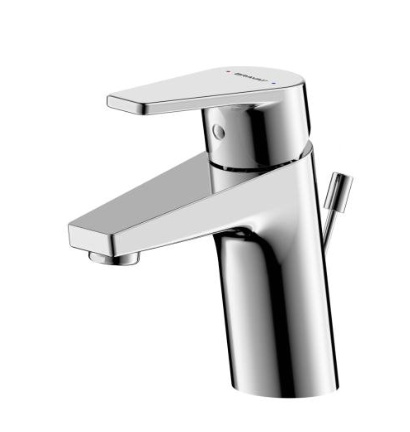 Line Single Handle Basin Mixer 
With Lift-Rod Pop-Up Waste