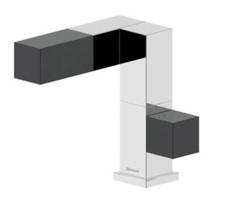 Magic Cube Single Handle Basin Mixer M
 (Chrome+Black)
