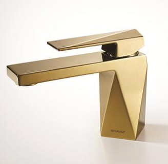 Iceberg Single Handle Basin Mixer
 (Golden)