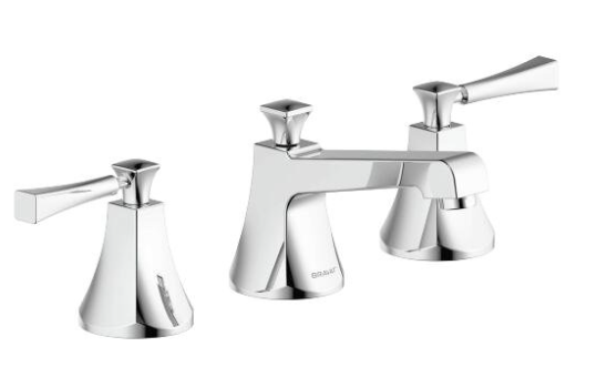 Zollern Two Handles 3-hole Basin Mixer 
with Lift-Rod Pop-Up Waste