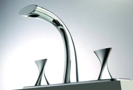 Twist Two Handles 3-hole Basin Mixer