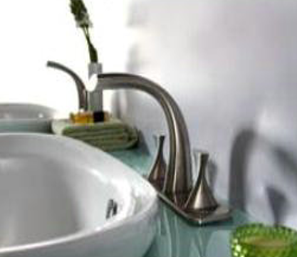 Twist-NE Two Handles 3-hole Basin Mixer 
(PVD Brushed Nickel)