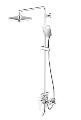 Source Single Handle Wall Mounted Shower Bar (w/Spout)