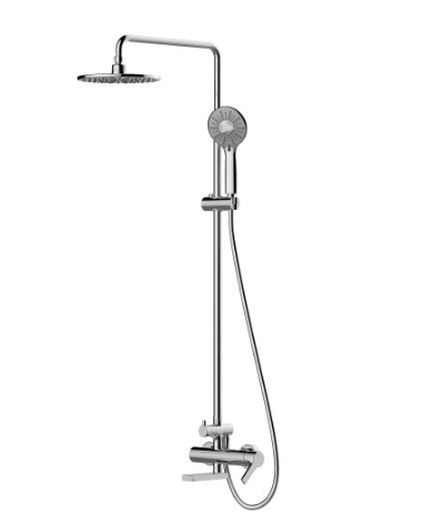 Prolate Single Handle Wall Mounted Shower Bar (w/Spout)