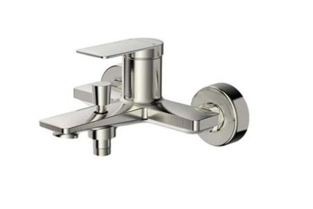 Eddie Single Handle Wall Mounted Bath & Shower Mixer