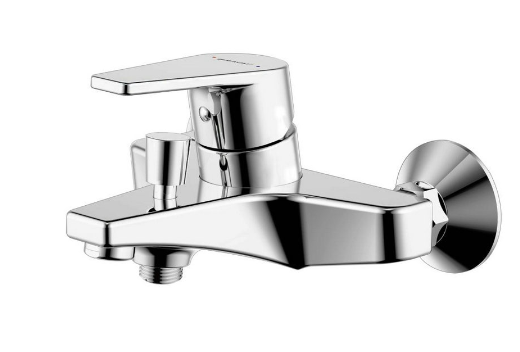 Line Single Handle Wall Mounted Bath & Shower Mixer
 (Water Saving)