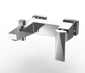 Iceberg Single Handle Wall Mounted Bath & Shower Mixer