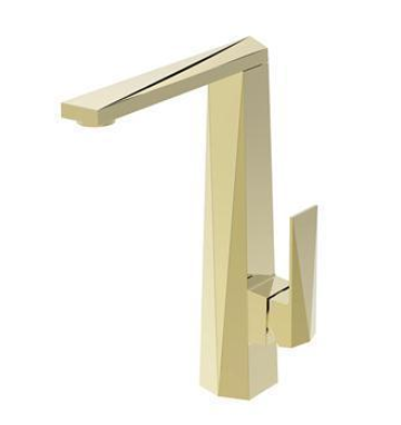 Iceberg Single Handle Kitchen Mixer
 (Golden)