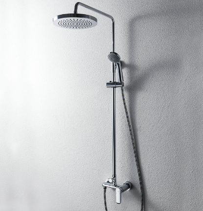Wall Mounted Shower Bar  Single Handle Wall Mounted Shower Bar