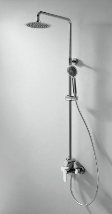 New Moon Single Handle Wall Mounted Shower Bar