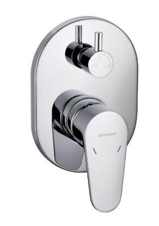 Eler Built-in Bath & Shower Mixer Trim Set
 (3-function)