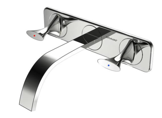 Twist Two Handles Built-in Basin Mixer