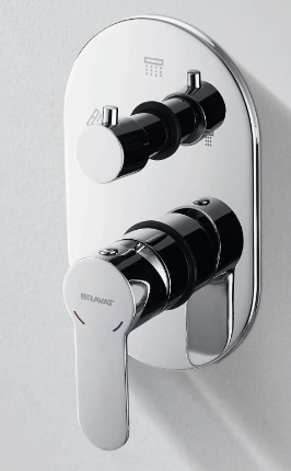 New Moon Built-in Bath & Shower Mixer Trim Set
 (3-function)