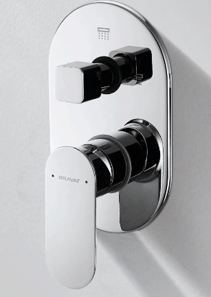 Gina Built-in Bath & Shower Mixer Trim Set
 (3-function)