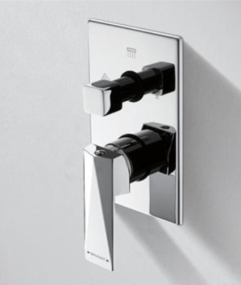 Iceberg Built-in Bath & Shower Mixer Trim Set
 (3-function)