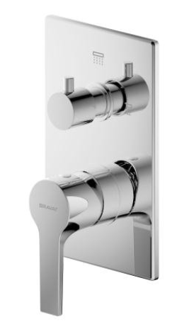 Prolate Built-in Bath & Shower Mixer Trim Set
 (2-function)