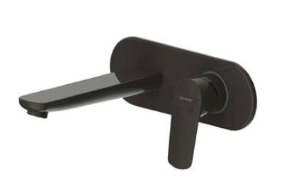 Rhein-Black Single Handle Built-in Basin Mixer