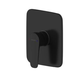 Source - Black Built-in Bath & Shower Mixer Trim Set
 (1-function)