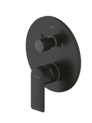 Eddie Built-in Bath & Shower Mixer Trim Set(3-function)