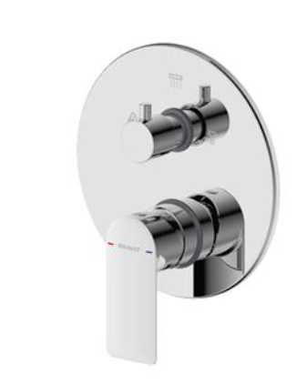 Eddie Built-in Bath & Shower Mixer Trim Set
 (3-function)