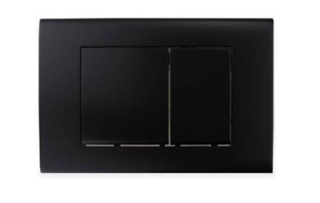 Ceramic Accessories Concealed Cistern Button Panel (Black)