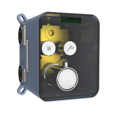 Thermostatic  Built-in Thermostatic Bath & Shower Mixer Trim Set
 (2-function)