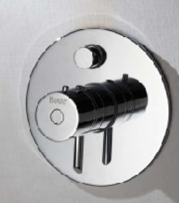 Thermostatic  Built-in Thermostatic Bath & Shower Mixer Trim Set
 (2-function)